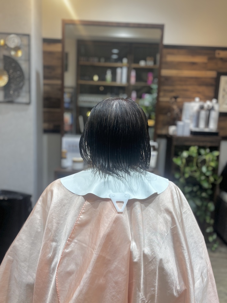 大阪市中央区南船場の美容室/ヘアサロンUnaCasitaの髪質改善ショートスタイル