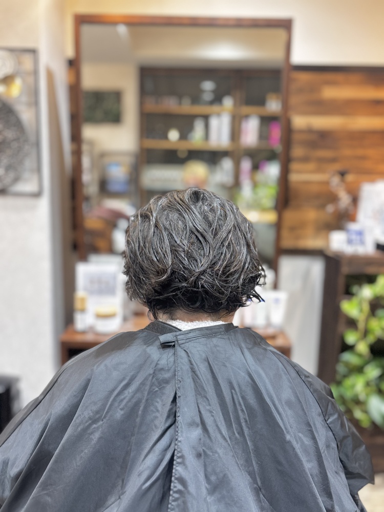 大阪市中央区南船場の美容室/ヘアサロンUnaCasitaの髪質改善ショートスタイル