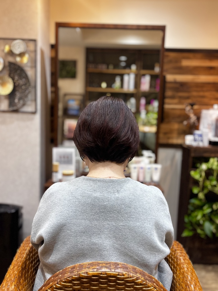 大阪市中央区南船場の美容室/ヘアサロンUnaCasitaの髪質改善ショートスタイル